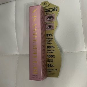NWT Full Sized Too Faced better than sex mascara